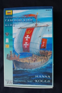 Zvezda 9018  Medieval Ship HANSA KOGGE
